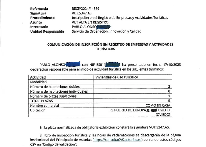 En Casa * Овьедо